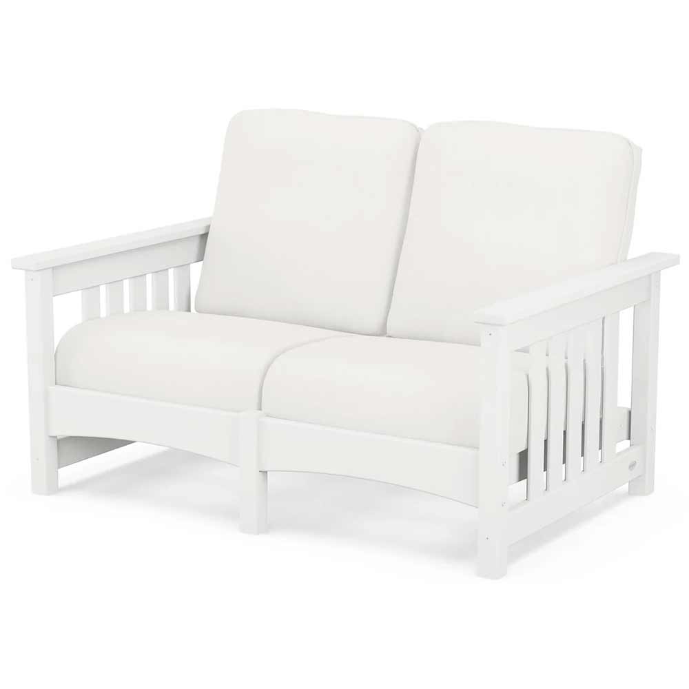 POLYWOOD® - Club Mission Loveseat - PWCMC47GY - Image 74