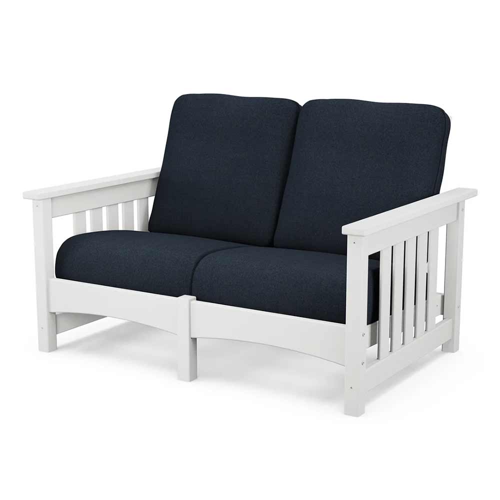 POLYWOOD® - Club Mission Loveseat - PWCMC47GY - Image 77