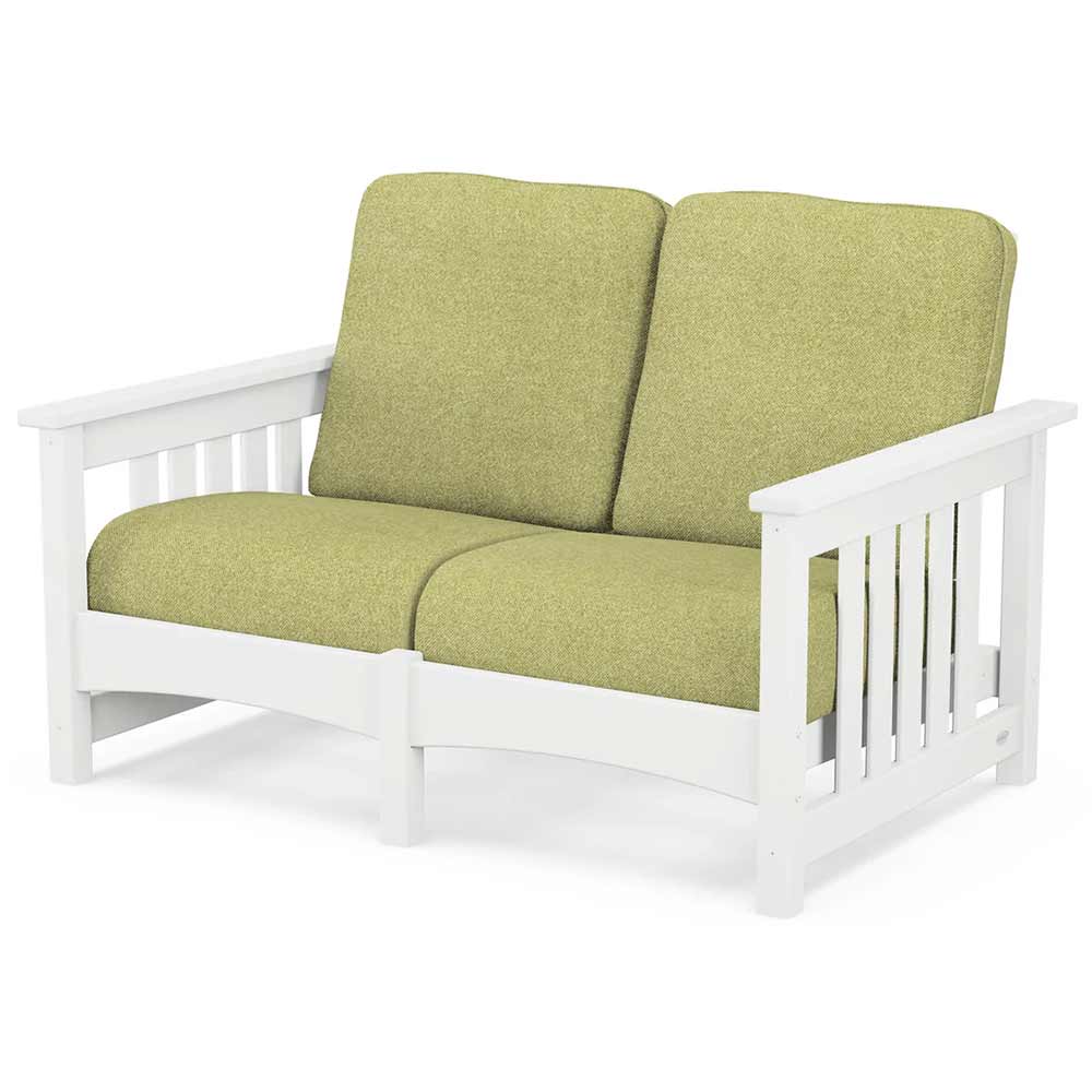 POLYWOOD® - Club Mission Loveseat - PWCMC47GY - Image 81