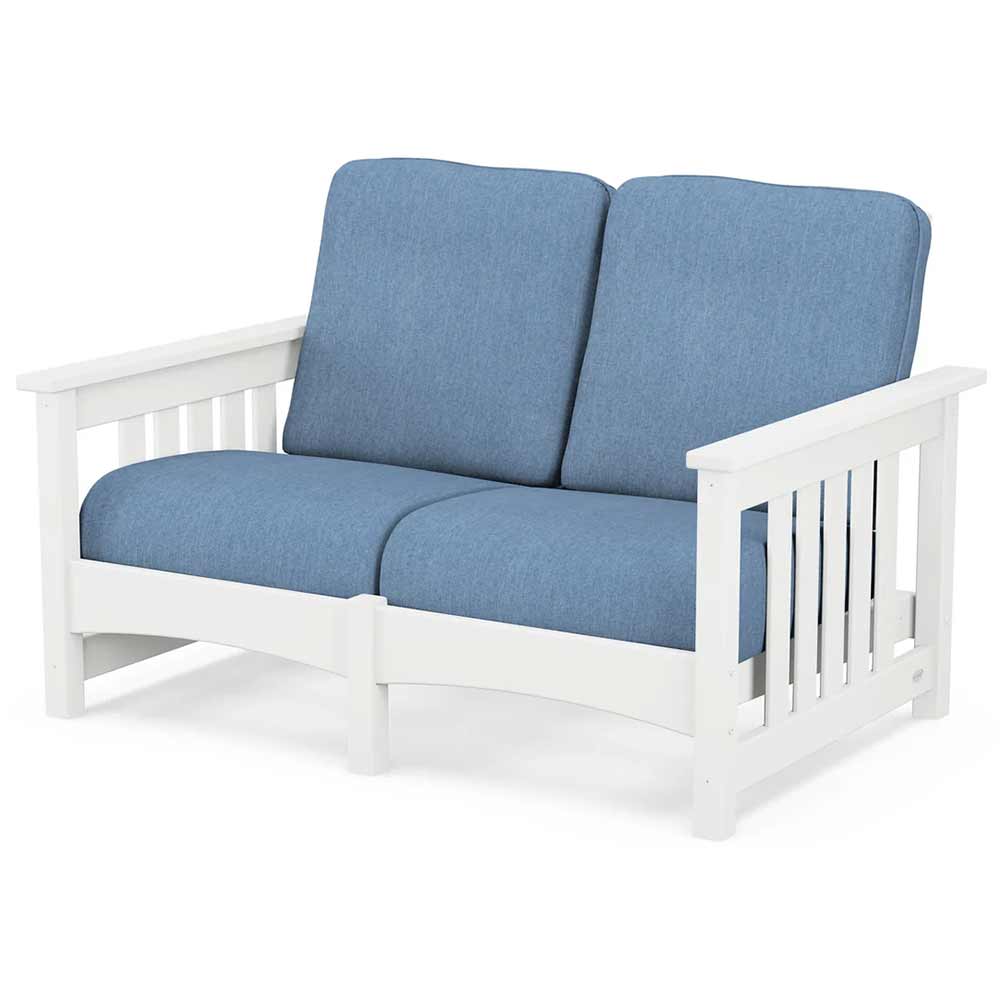 POLYWOOD® - Club Mission Loveseat - PWCMC47GY - Image 82