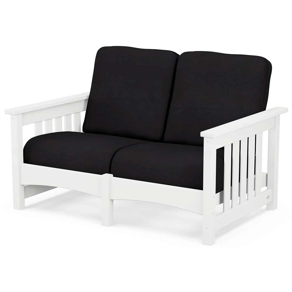 POLYWOOD® - Club Mission Loveseat - PWCMC47GY - Image 83
