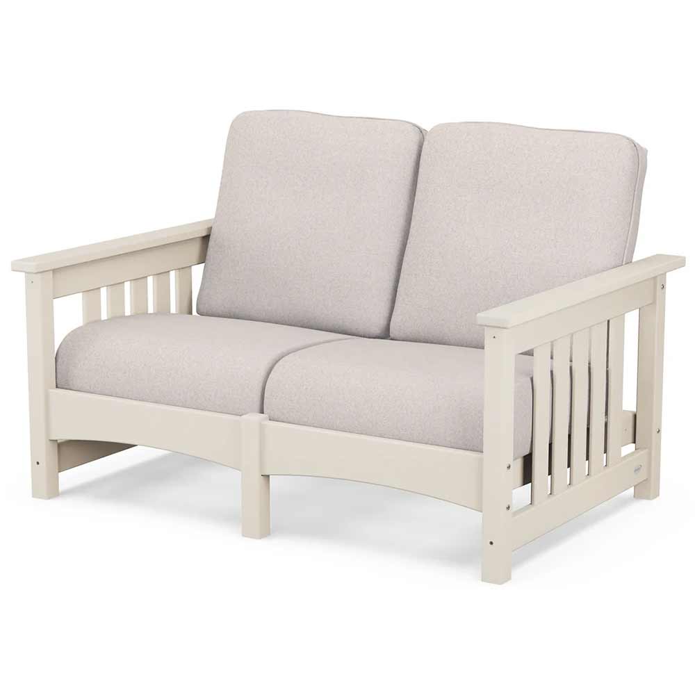 POLYWOOD® - Club Mission Loveseat - PWCMC47GY - Image 85