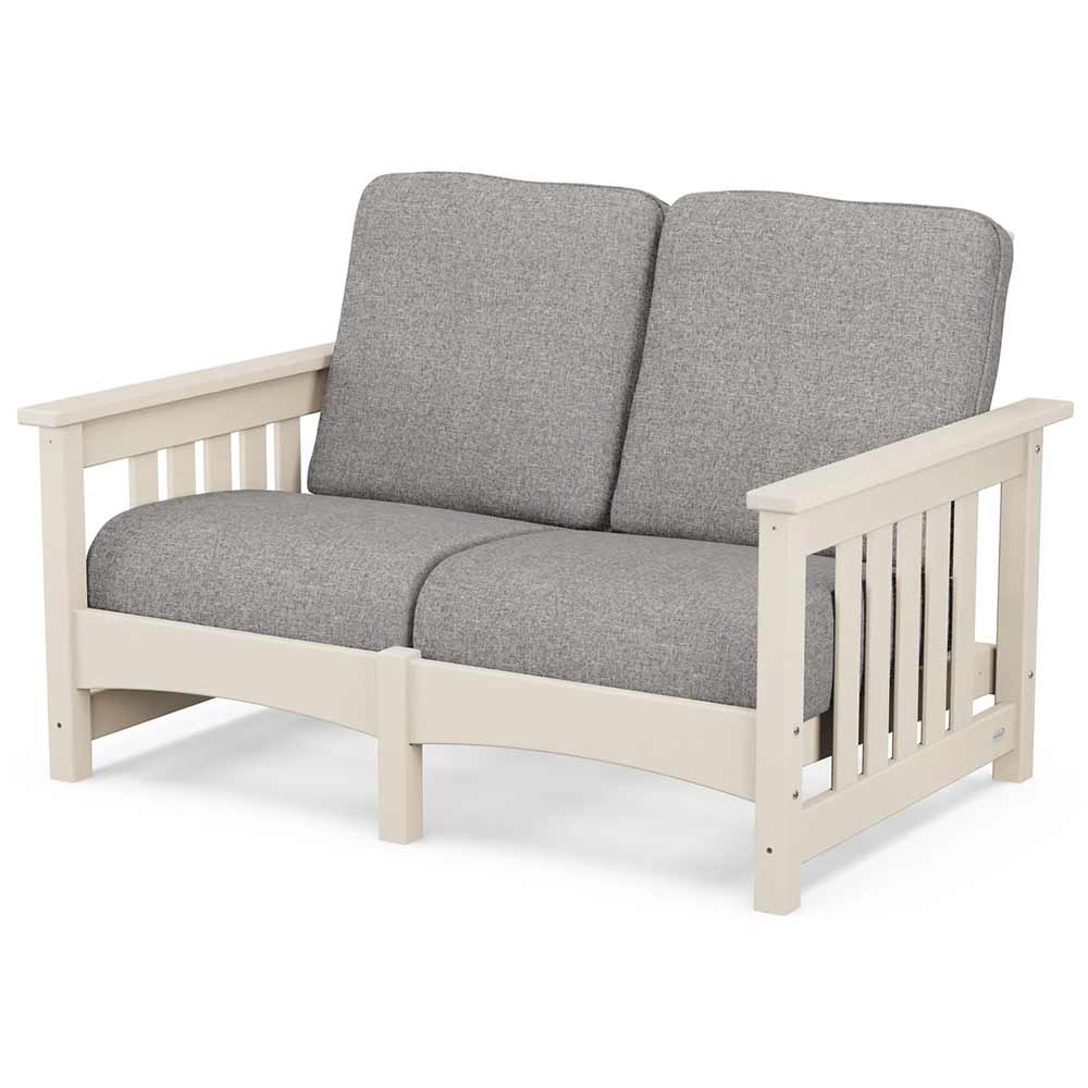 POLYWOOD® - Club Mission Loveseat - PWCMC47GY - Image 86