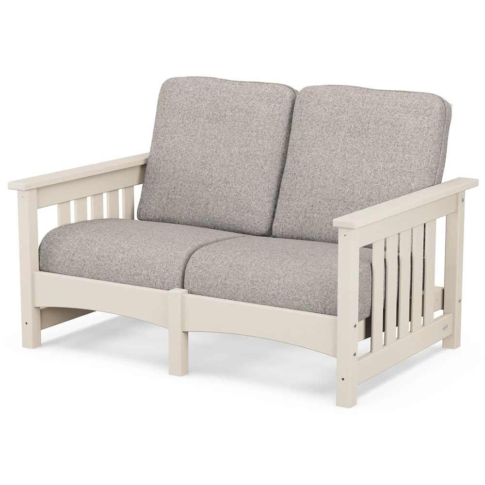 POLYWOOD® - Club Mission Loveseat - PWCMC47GY - Image 87