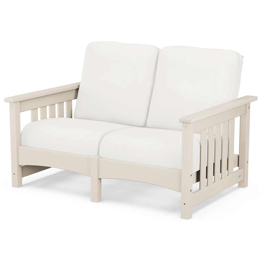 POLYWOOD® - Club Mission Loveseat - PWCMC47GY - Image 88