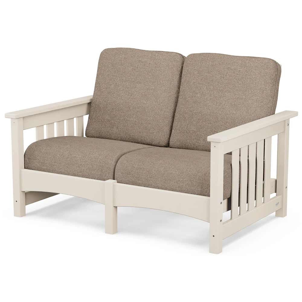 POLYWOOD® - Club Mission Loveseat - PWCMC47GY - Image 89