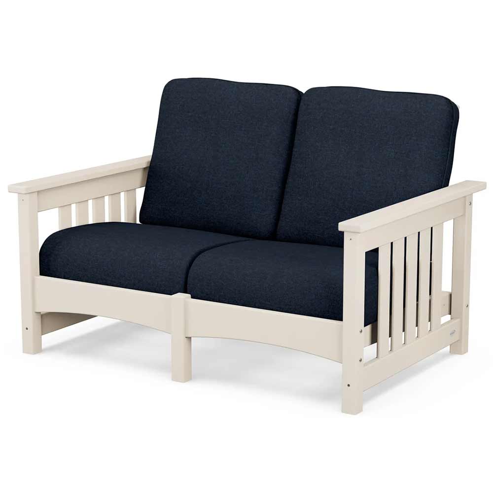 POLYWOOD® - Club Mission Loveseat - PWCMC47GY - Image 91