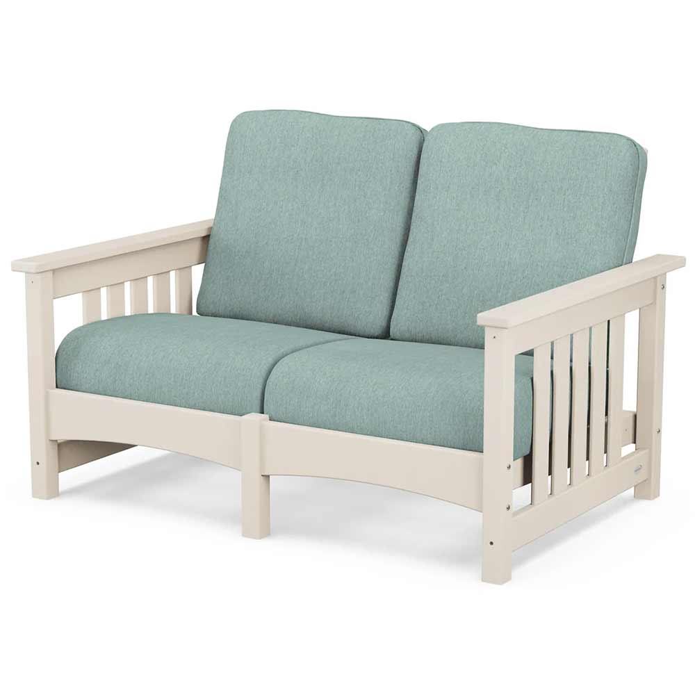 POLYWOOD® - Club Mission Loveseat - PWCMC47GY - Image 93