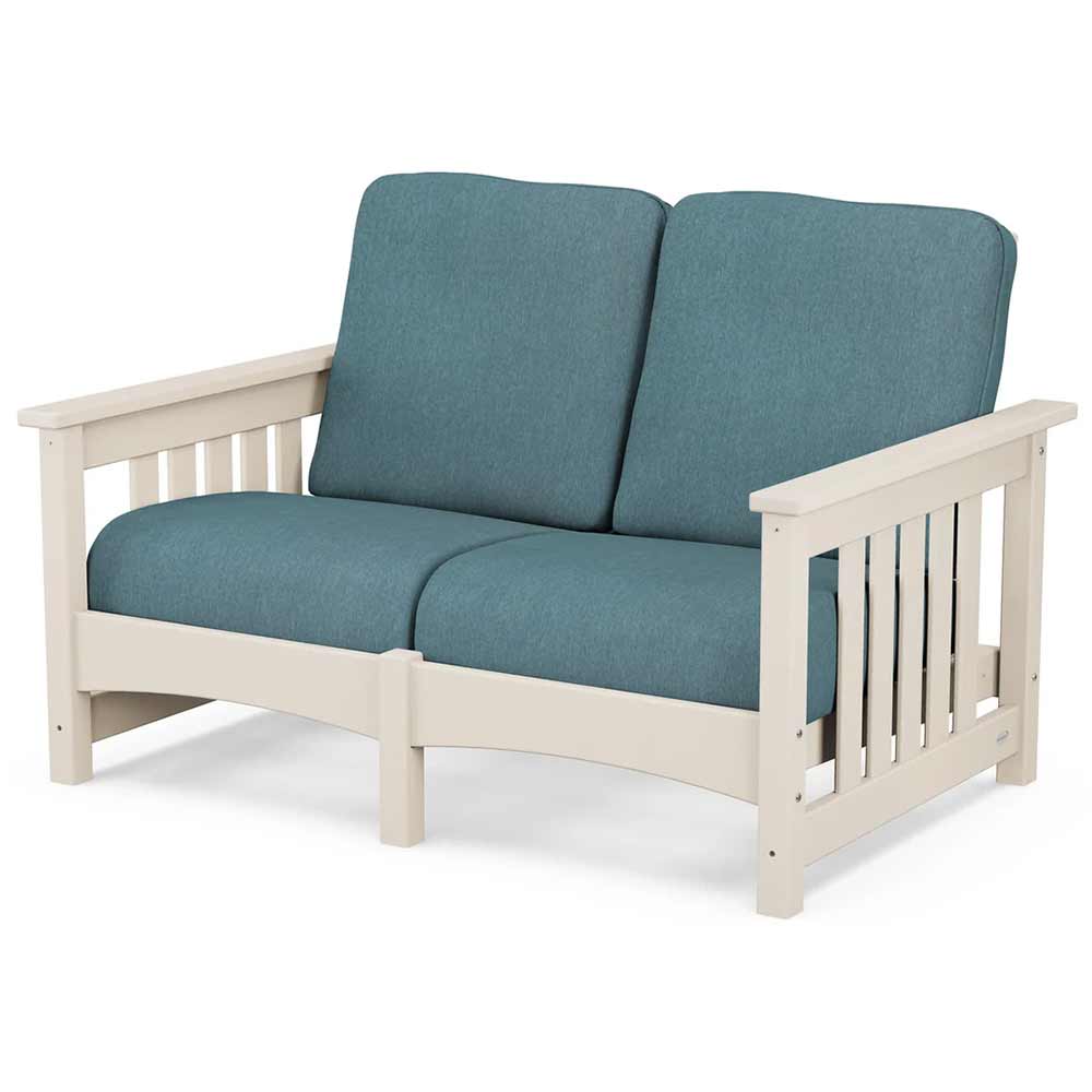 POLYWOOD® - Club Mission Loveseat - PWCMC47GY - Image 94