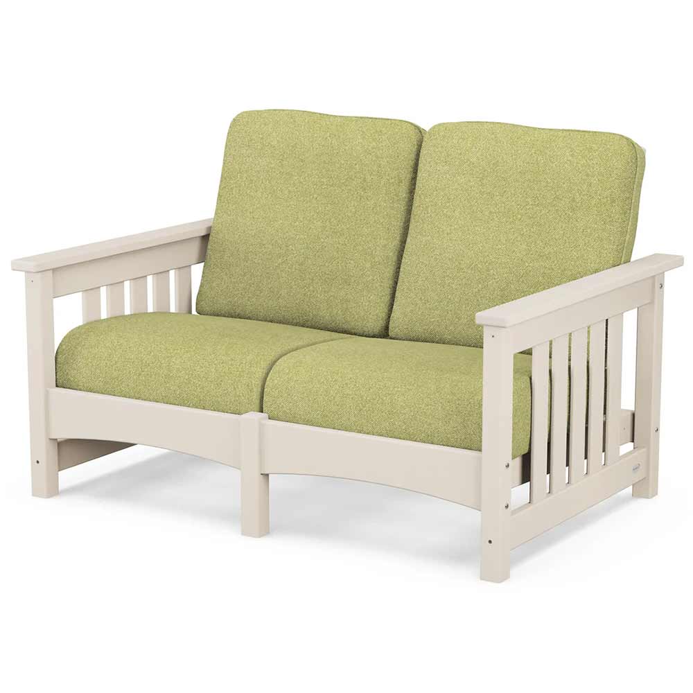 POLYWOOD® - Club Mission Loveseat - PWCMC47GY - Image 95