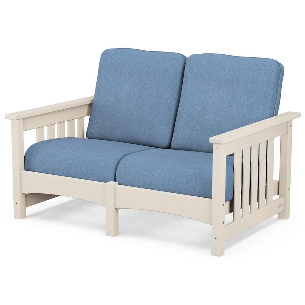 POLYWOOD® - Club Mission Loveseat - PWCMC47GY - Image 96