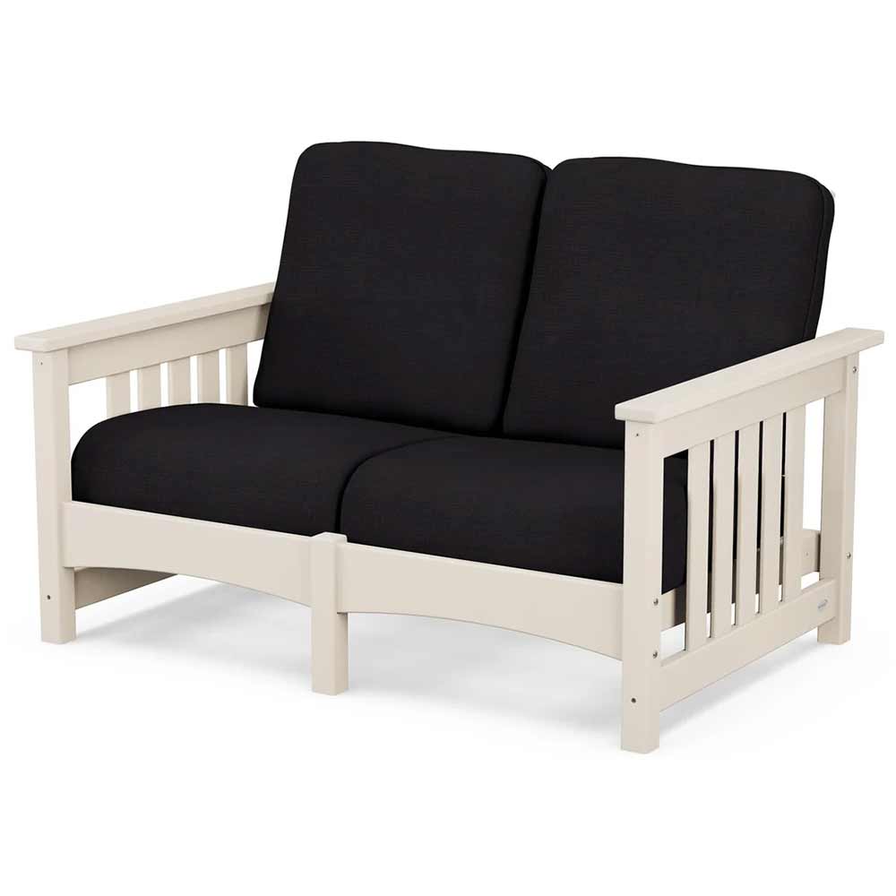 POLYWOOD® - Club Mission Loveseat - PWCMC47GY - Image 97