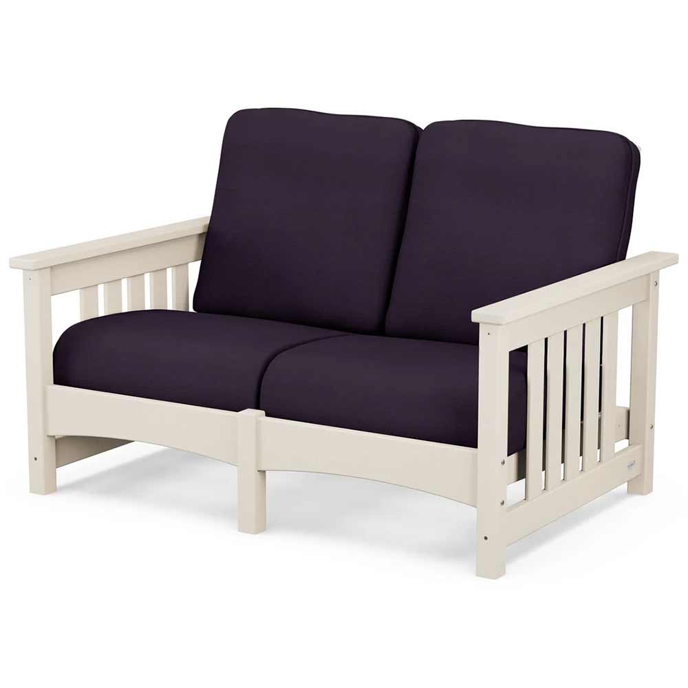 POLYWOOD® - Club Mission Loveseat - PWCMC47GY - Image 98