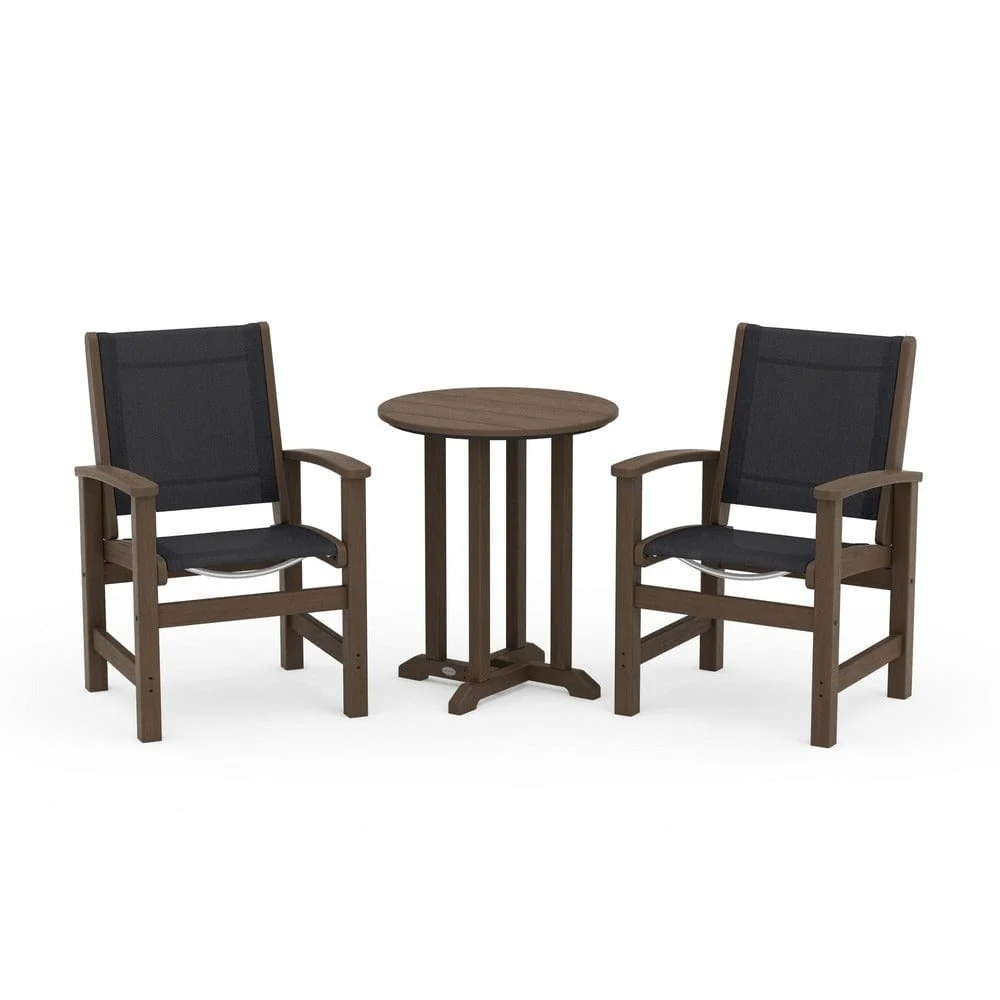 POLYWOOD® - Coastal 3-Piece Round Bistro Dining Set - PWS1294 - Image 100
