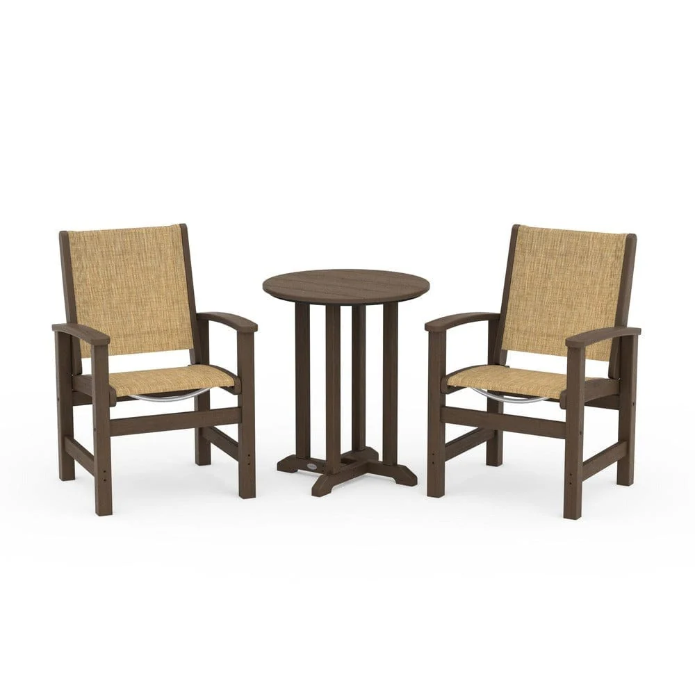 POLYWOOD® - Coastal 3-Piece Round Bistro Dining Set - PWS1294 - Image 109