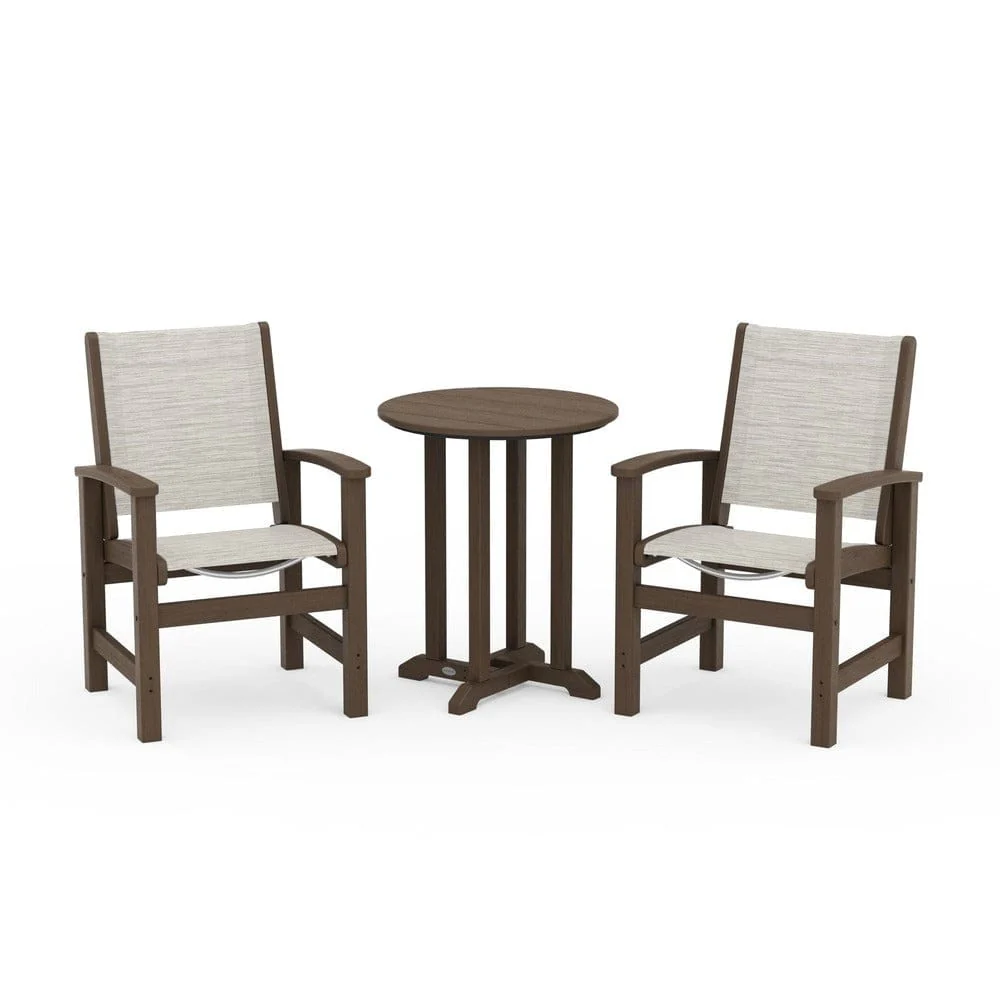 POLYWOOD® - Coastal 3-Piece Round Bistro Dining Set - PWS1294 - Image 118