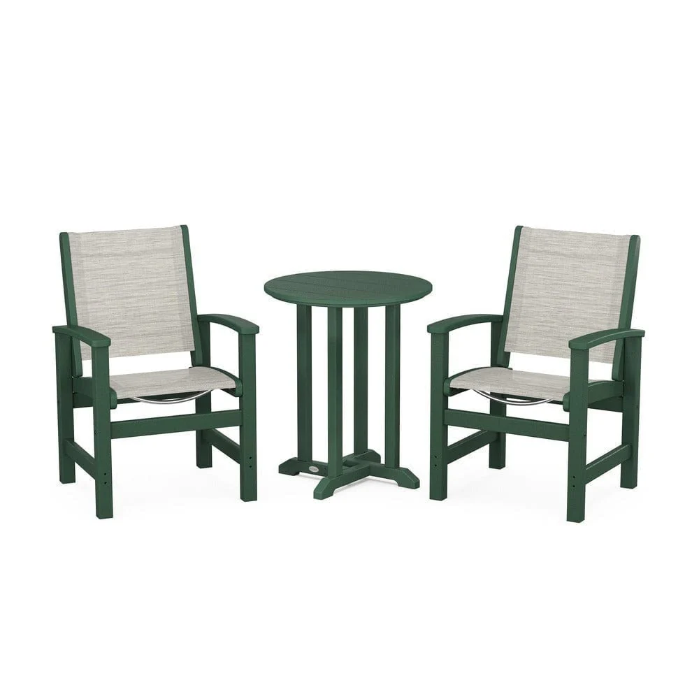 POLYWOOD® - Coastal 3-Piece Round Bistro Dining Set - PWS1294 - Image 13