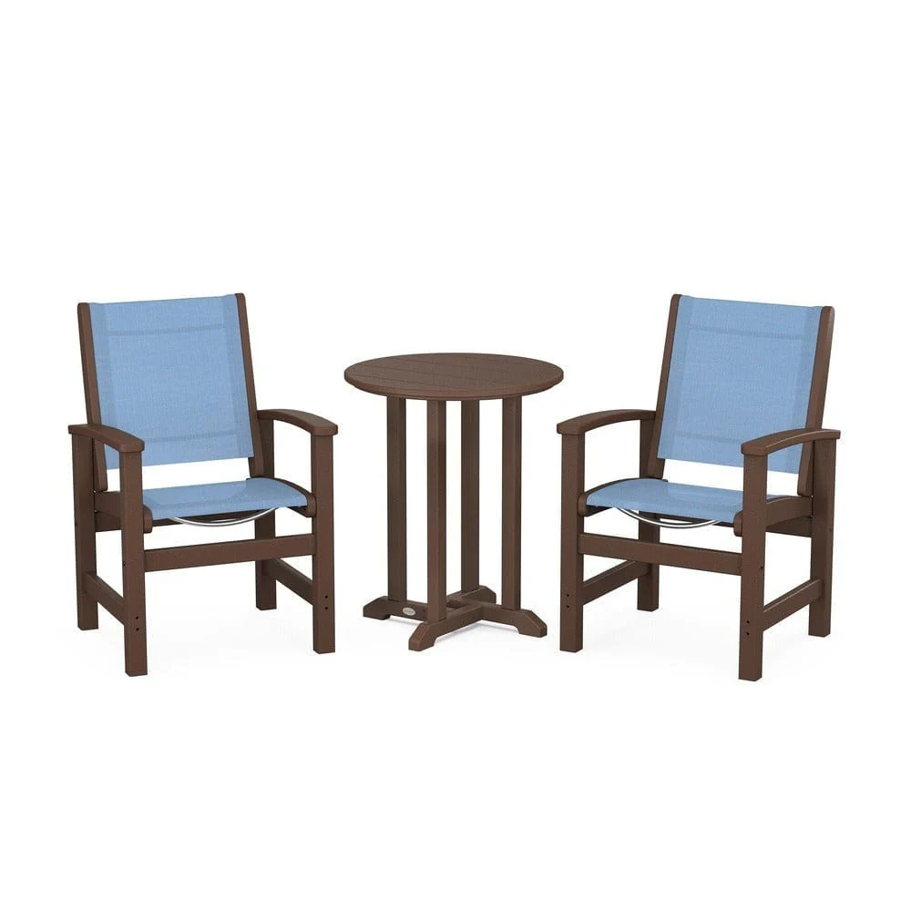 POLYWOOD® - Coastal 3-Piece Round Bistro Dining Set - PWS1294 - Image 41