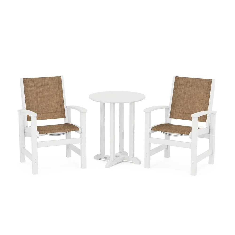 POLYWOOD® - Coastal 3-Piece Round Bistro Dining Set - PWS1294 - Image 71