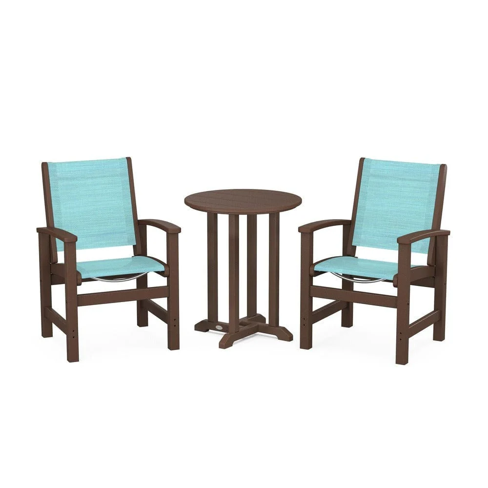 POLYWOOD® - Coastal 3-Piece Round Bistro Dining Set - PWS1294 - Image 73