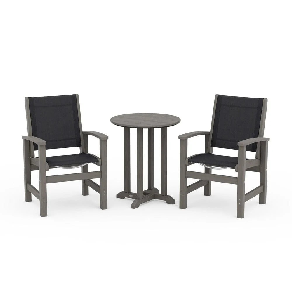 POLYWOOD® - Coastal 3-Piece Round Bistro Dining Set - PWS1294 - Image 91