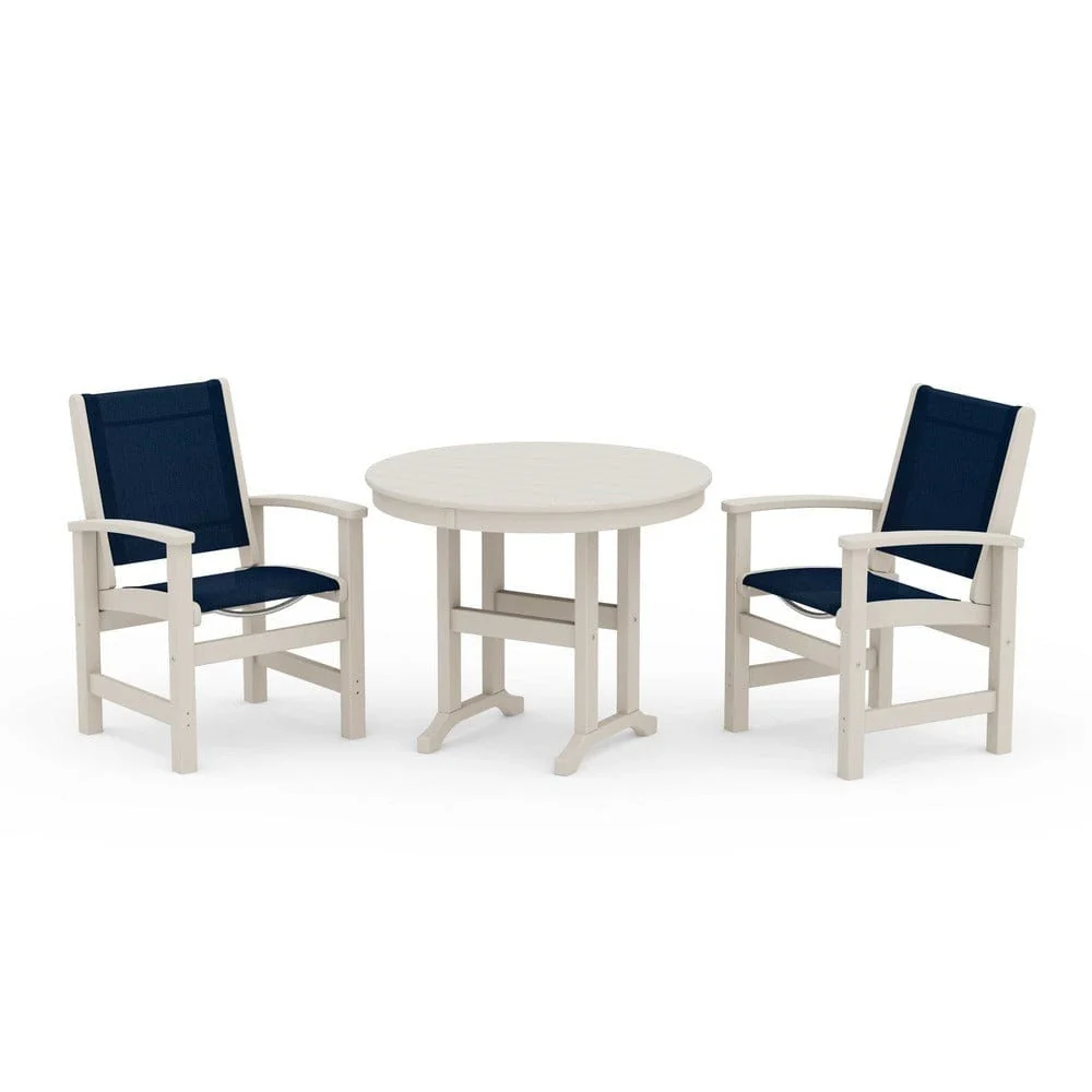 POLYWOOD® - Coastal 3-Piece Round Dining Set - PWS1327 - Image 11