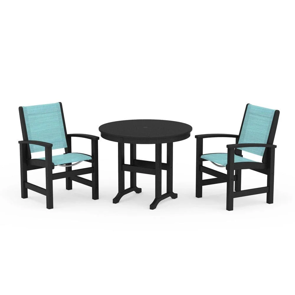 POLYWOOD® - Coastal 3-Piece Round Dining Set - PWS1327 - Image 26