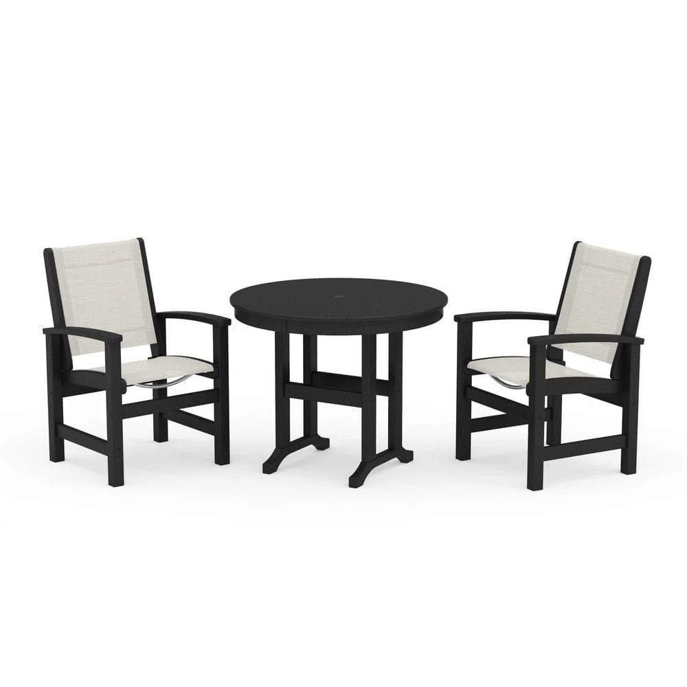 POLYWOOD® - Coastal 3-Piece Round Dining Set - PWS1327 - Image 32
