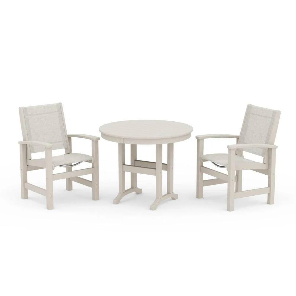 POLYWOOD® - Coastal 3-Piece Round Dining Set - PWS1327 - Image 66