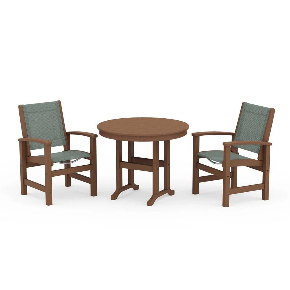POLYWOOD® - Coastal 3-Piece Round Dining Set - PWS1327 - Image 8