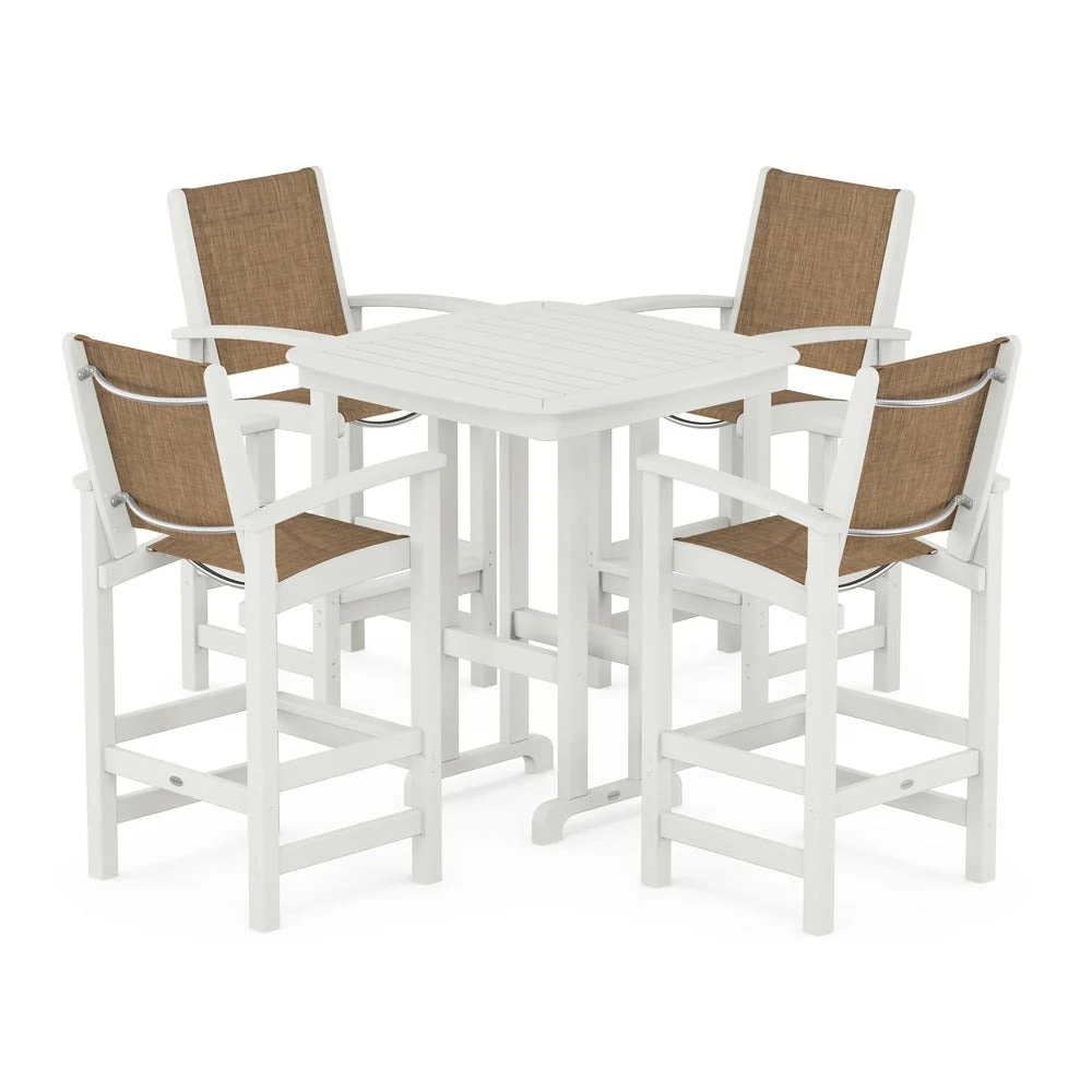 POLYWOOD® Coastal 5-Piece Bar Set - PWS210-1 - Image 104