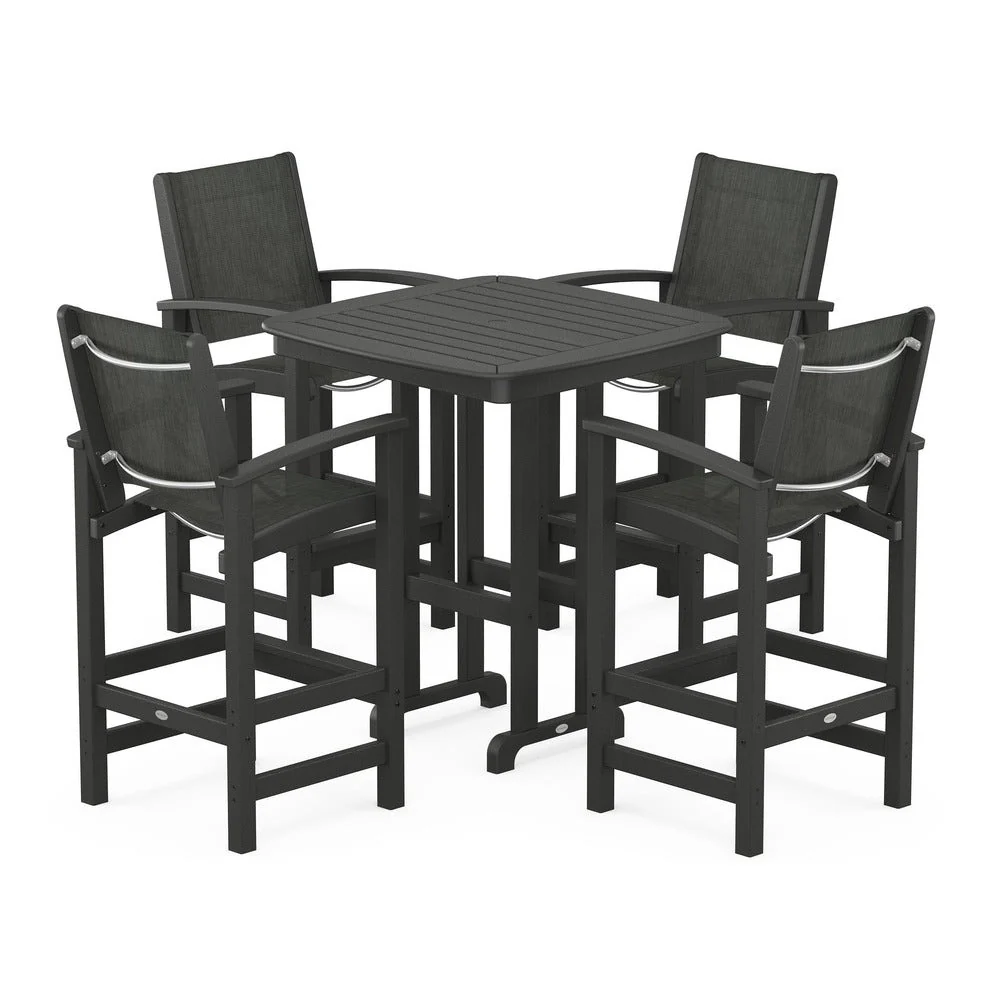 POLYWOOD® Coastal 5-Piece Bar Set - PWS210-1 - Image 11