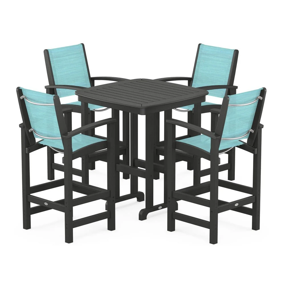POLYWOOD® Coastal 5-Piece Bar Set - PWS210-1 - Image 12