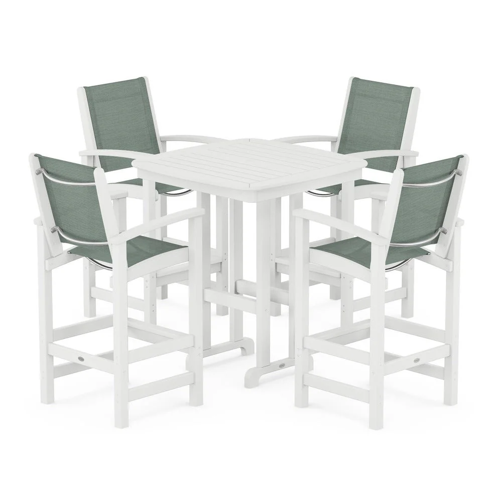 POLYWOOD® Coastal 5-Piece Bar Set - PWS210-1 - Image 123