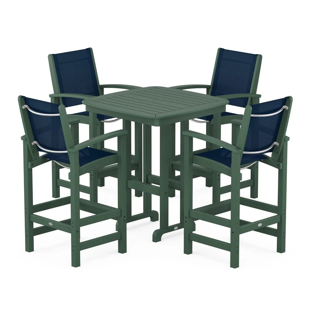 POLYWOOD® Coastal 5-Piece Bar Set - PWS210-1 - Image 17