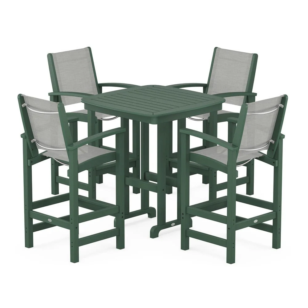 POLYWOOD® Coastal 5-Piece Bar Set - PWS210-1 - Image 18