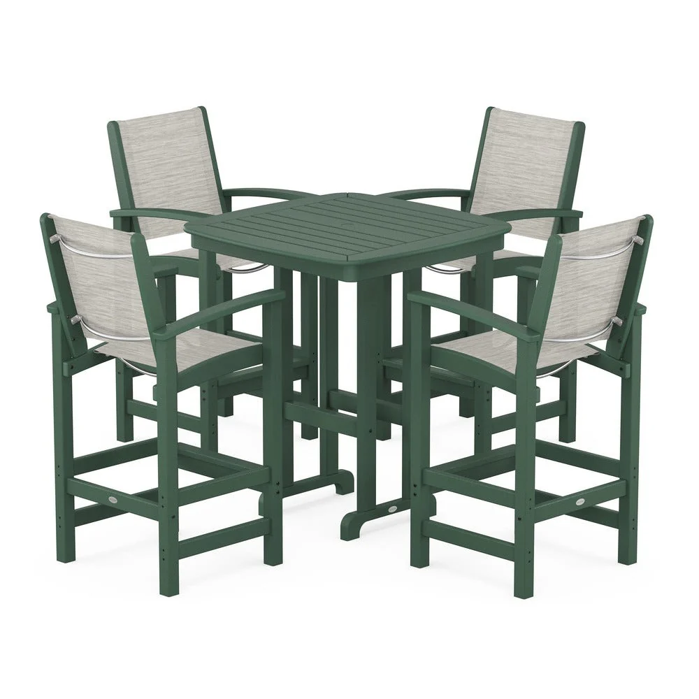POLYWOOD® Coastal 5-Piece Bar Set - PWS210-1 - Image 22