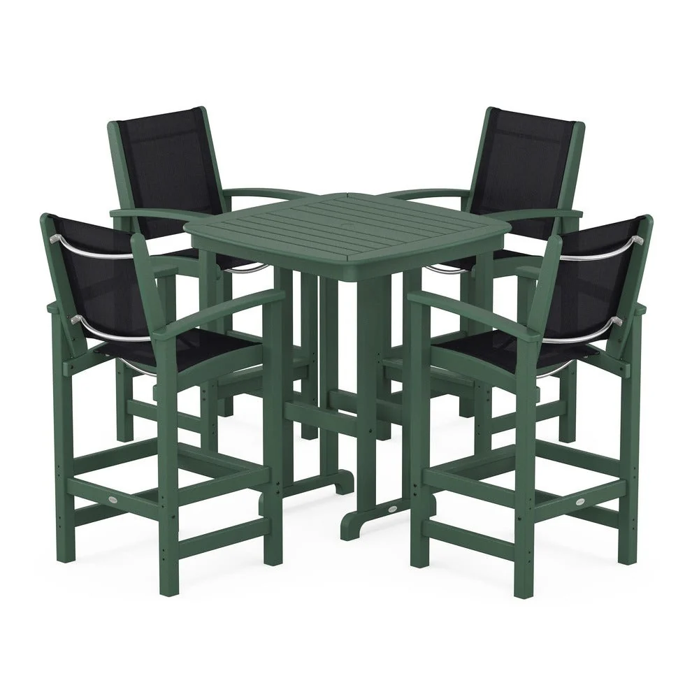 POLYWOOD® Coastal 5-Piece Bar Set - PWS210-1 - Image 25