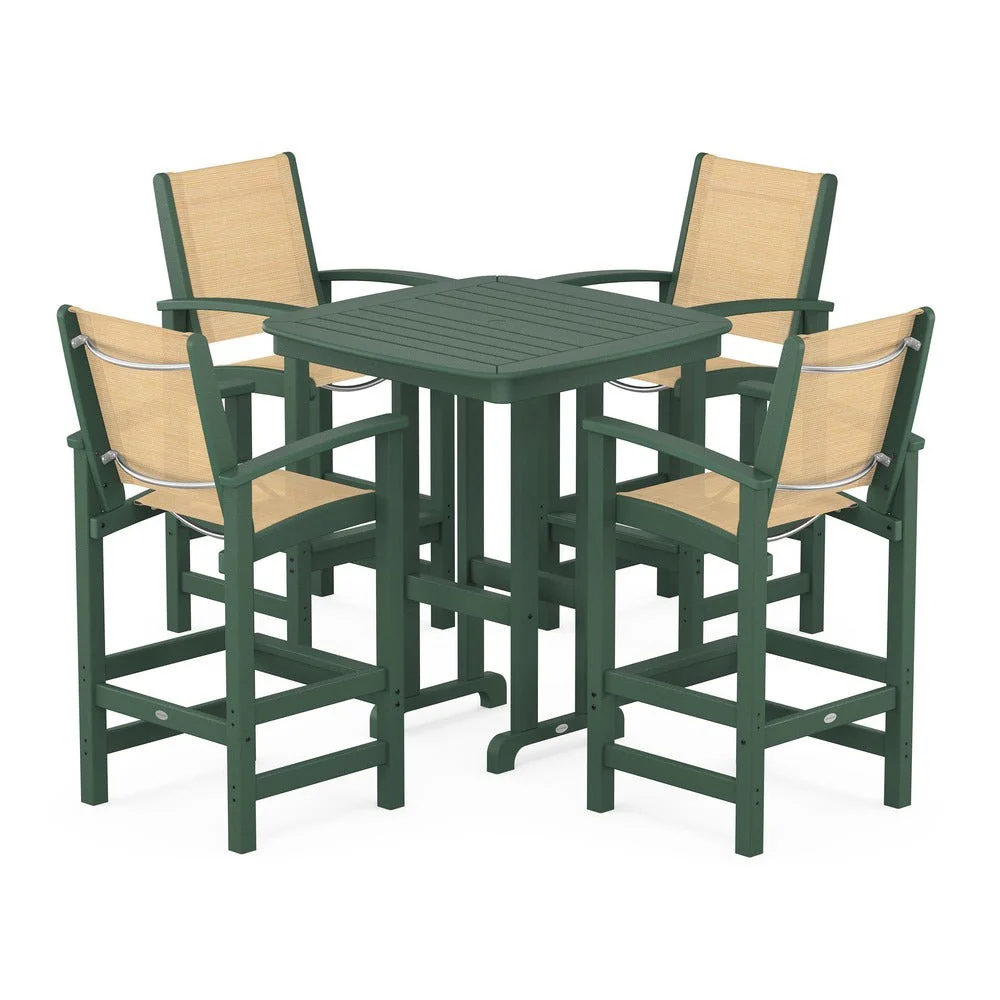 POLYWOOD® Coastal 5-Piece Bar Set - PWS210-1 - Image 26