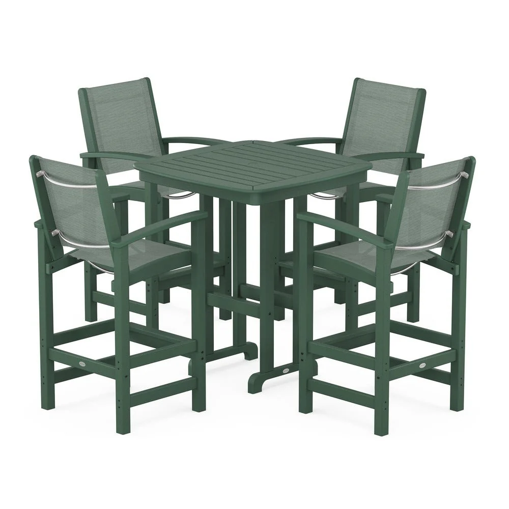 POLYWOOD® Coastal 5-Piece Bar Set - PWS210-1 - Image 27