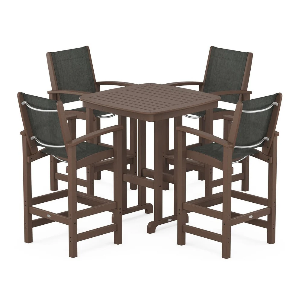 POLYWOOD® Coastal 5-Piece Bar Set - PWS210-1 - Image 47