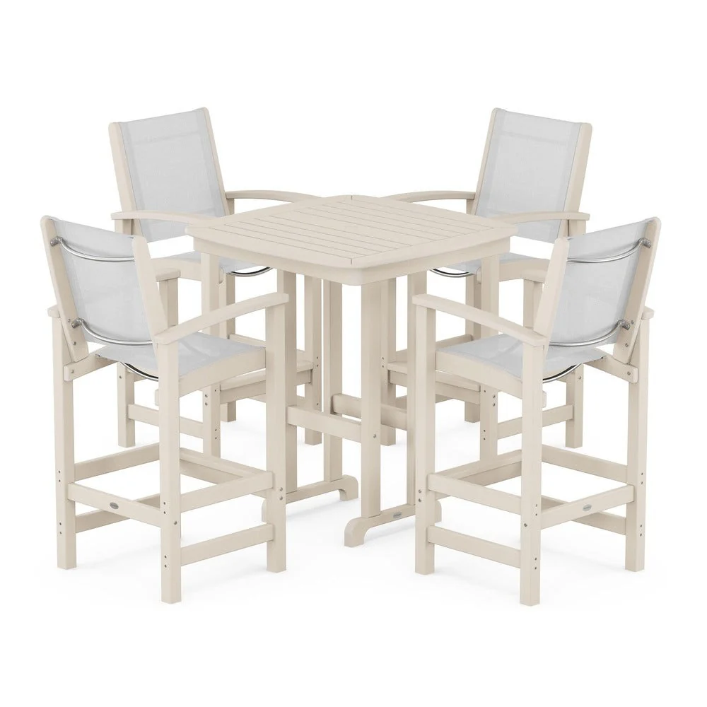 POLYWOOD® Coastal 5-Piece Bar Set - PWS210-1 - Image 52