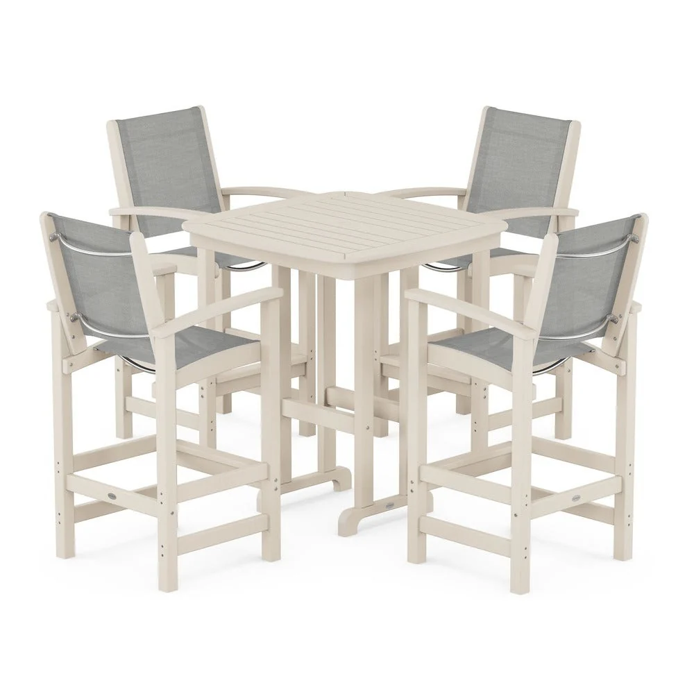 POLYWOOD® Coastal 5-Piece Bar Set - PWS210-1 - Image 54