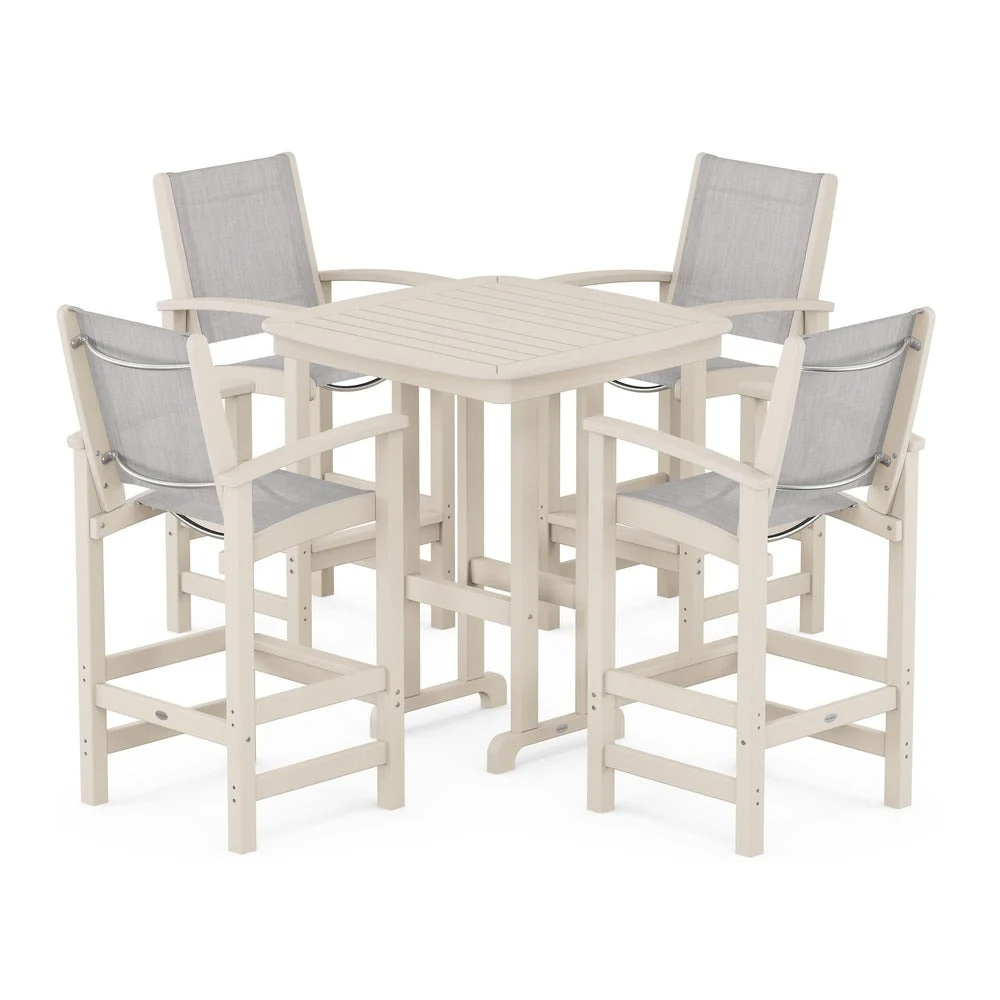 POLYWOOD® Coastal 5-Piece Bar Set - PWS210-1 - Image 57
