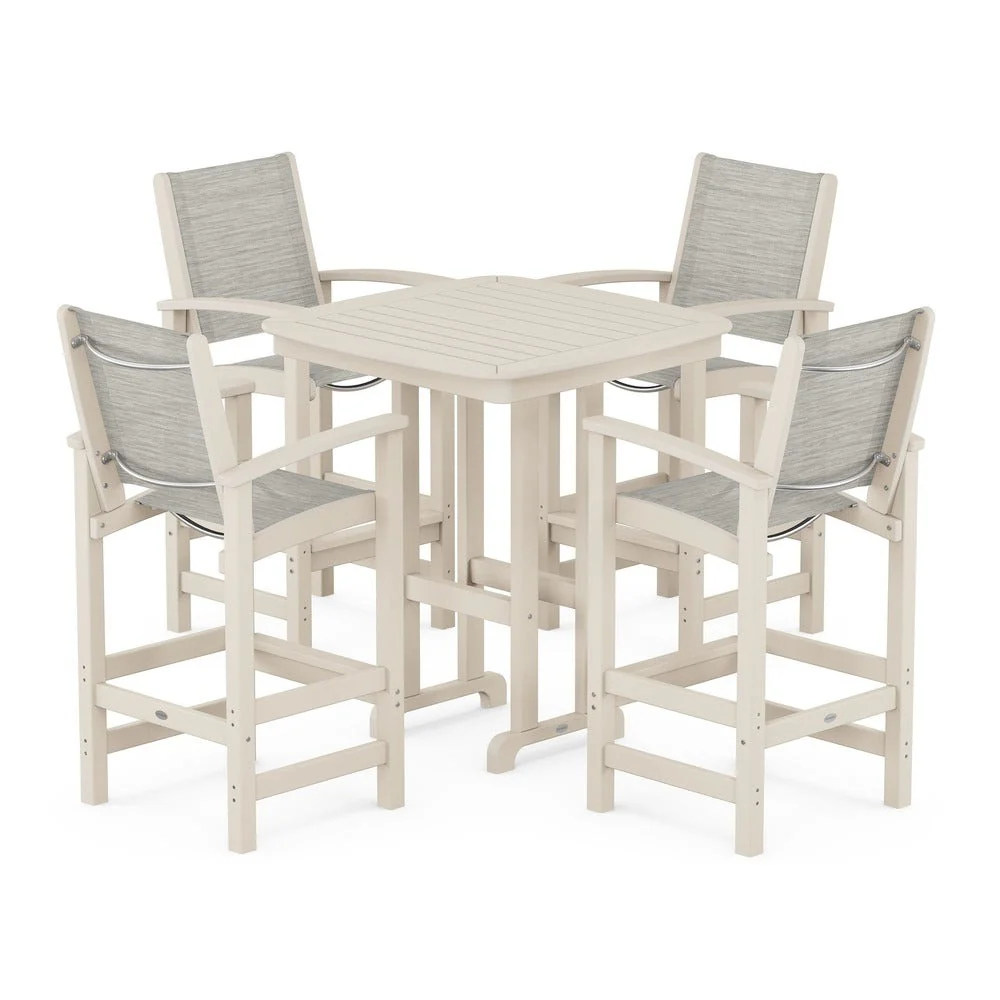 POLYWOOD® Coastal 5-Piece Bar Set - PWS210-1 - Image 58