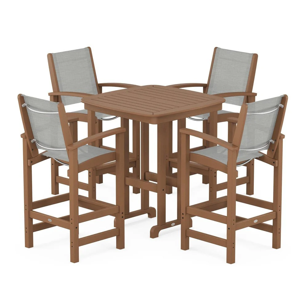POLYWOOD® Coastal 5-Piece Bar Set - PWS210-1 - Image 66