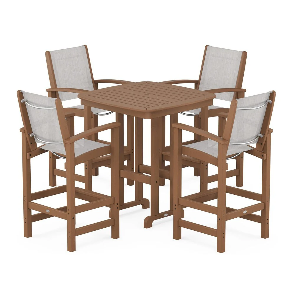 POLYWOOD® Coastal 5-Piece Bar Set - PWS210-1 - Image 69