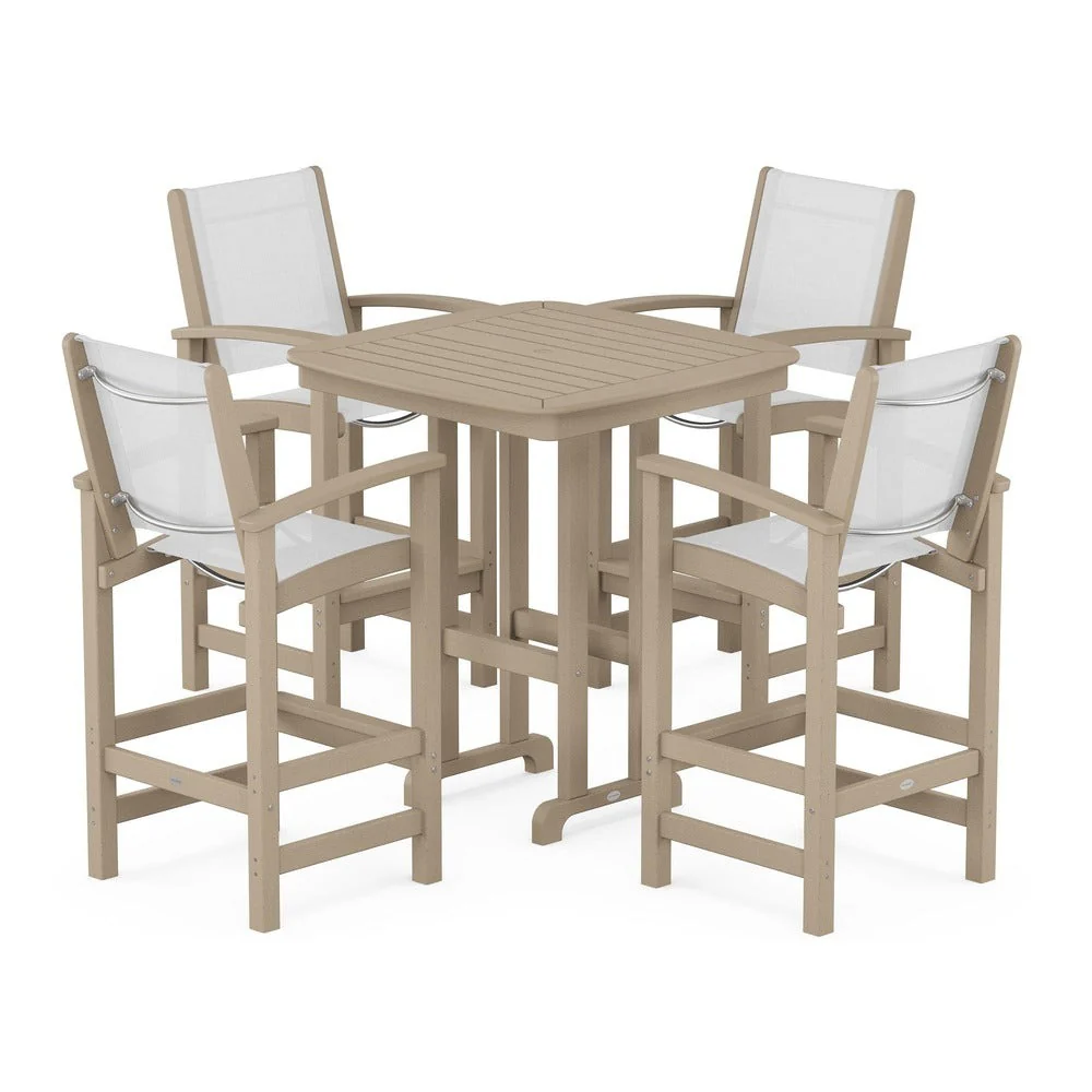 POLYWOOD® Coastal 5-Piece Bar Set - PWS210-1 - Image 88