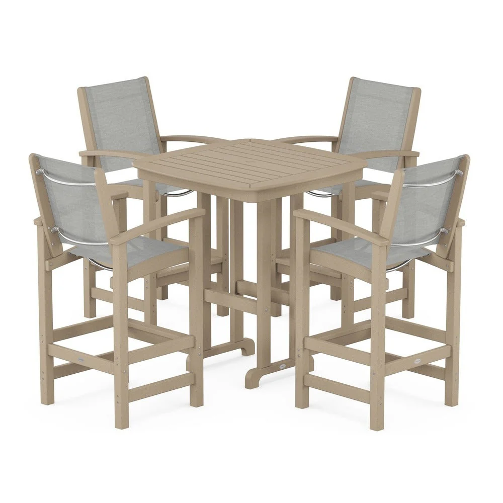 POLYWOOD® Coastal 5-Piece Bar Set - PWS210-1 - Image 90