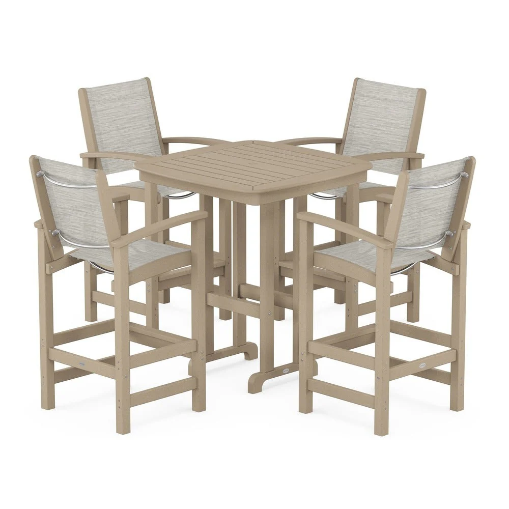 POLYWOOD® Coastal 5-Piece Bar Set - PWS210-1 - Image 94
